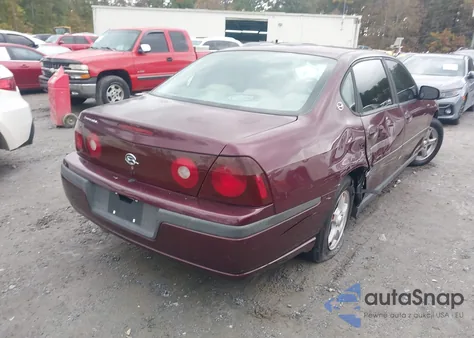 2003 Chevrolet Impala z USA, uszkodzony, nr VIN 2G1WF52E039387182